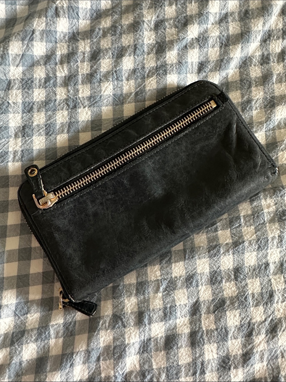 Miu miu black leather zipper wallet - Picture 3 of 7